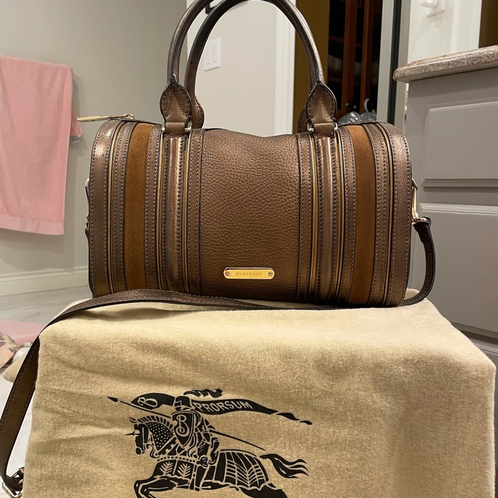Vintage Burberry Boston Bag